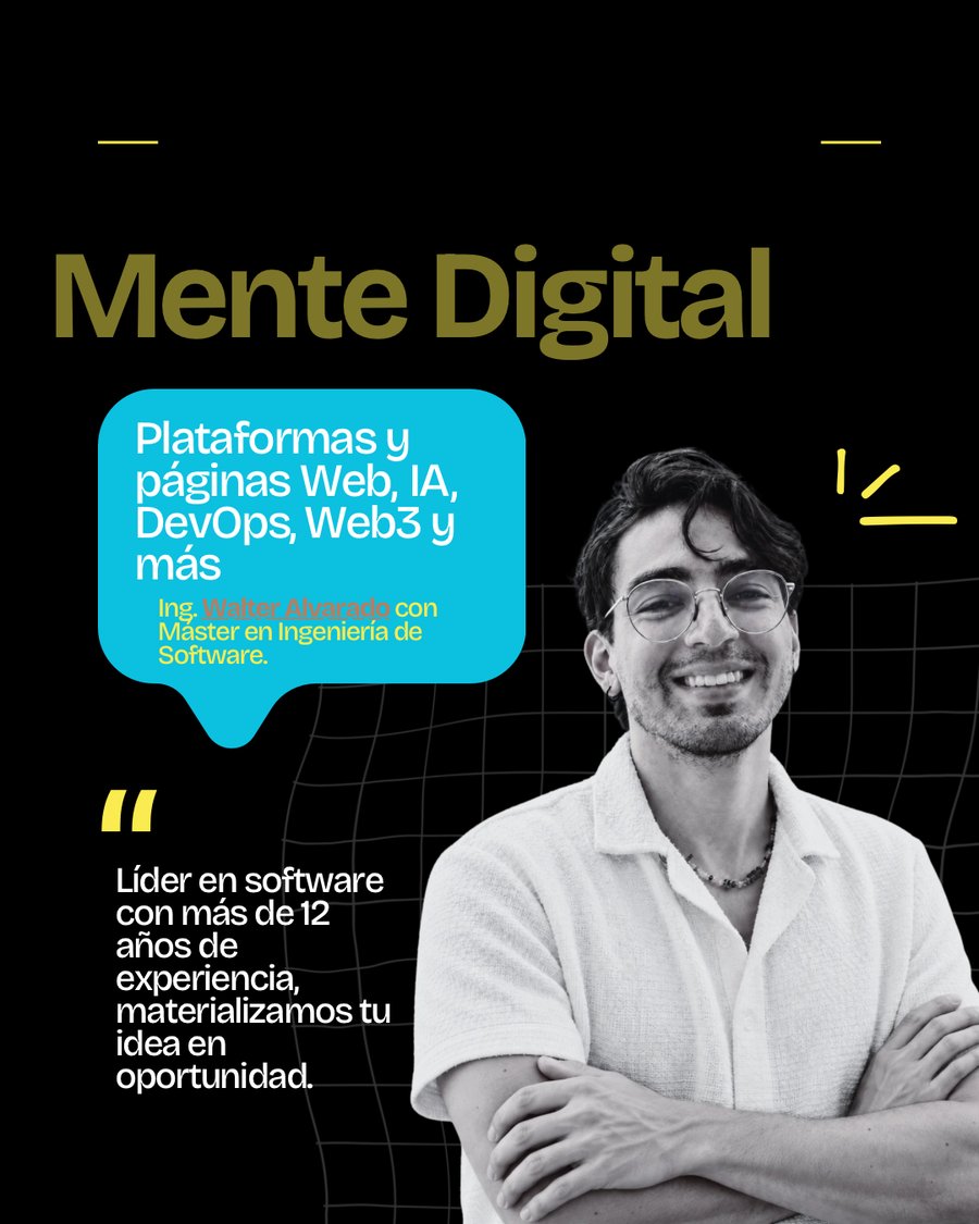 Ing. Walter Alvarado, mente digital de Pétalo
